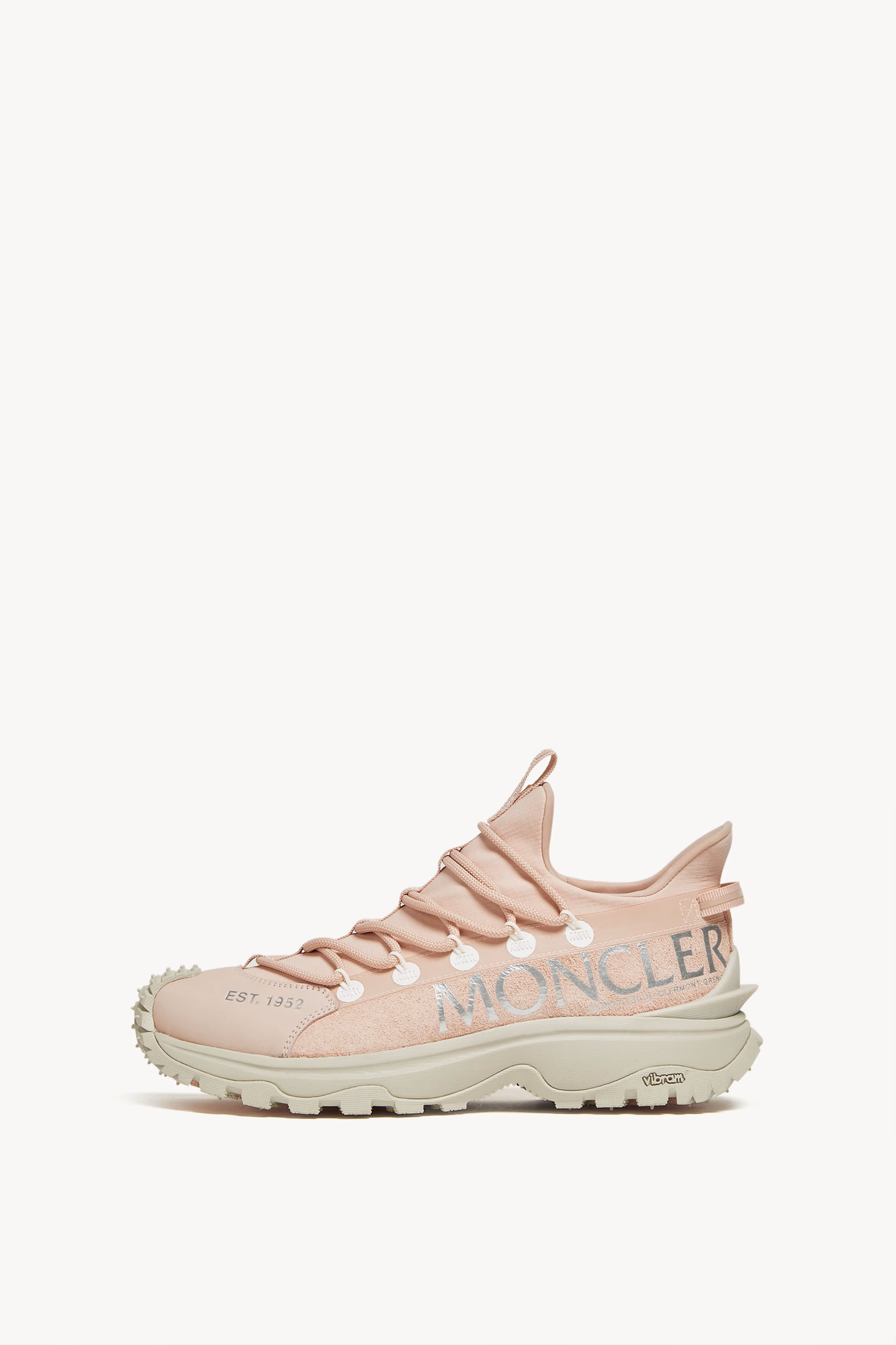 Sneakers Trailgrip Lite 2 en cuir et daim Femmes Rose Clair Moncler 0